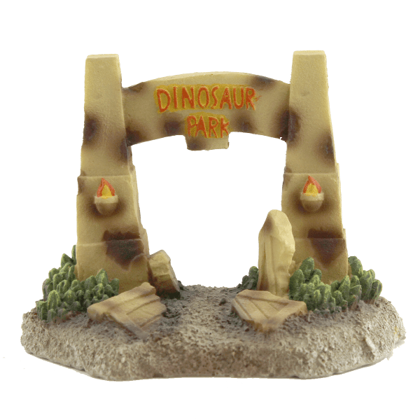 Aquarium Ornament - Fish Gear Dinosaur Park Entrance Decor