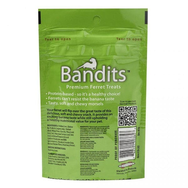 Marshall Premium Banana Flavour Ferret Treats - Ideal for Healthy Snacking