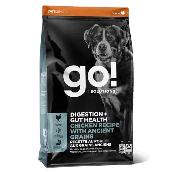 Go! Solutions Ancient Grains Chicken Dry Dog Food for Digestion & Gut Health