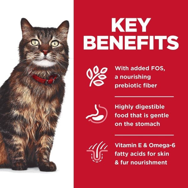 Science Diet Chicken & Beef Pouch Cat Food for Sensitive Stomach & Skin