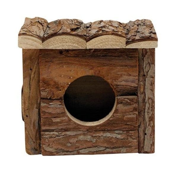 Living World Real Wood TreeHouse Cabin Hideout for Small Pets - Ideal Enclosure