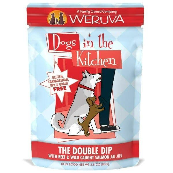 Double Dip Pouch Dog Food by Dogs in the Kitchen - A Tasty Meal for Canine Companions