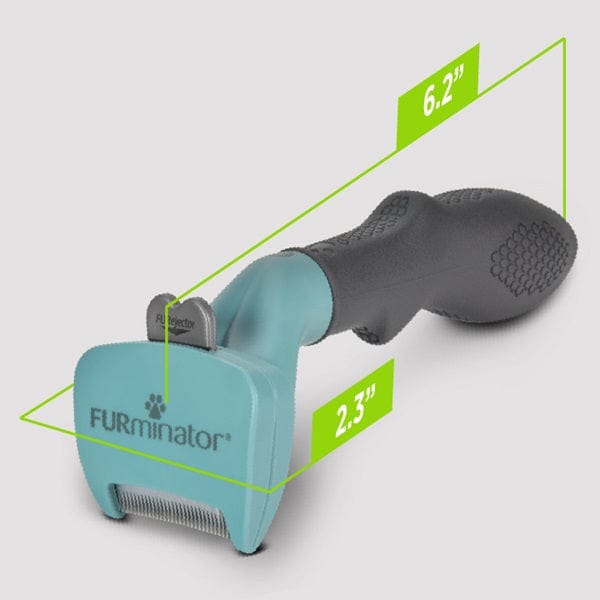 FURminator Small-sized DeShedding Tool Specially Designed for Short - haired Cats