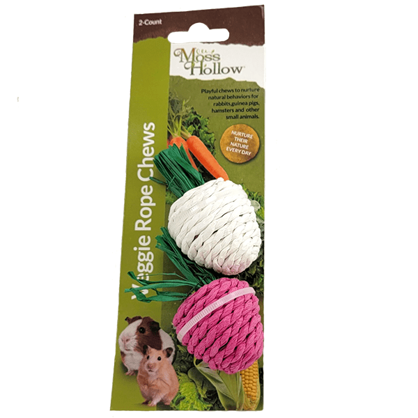 Two - Pack of Moss Hollow Radish - Flavored Vegetable Chews for Small Pets