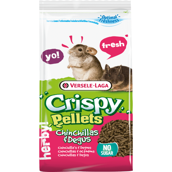 Versele-Laga High - Quality Crispy Pellet Food Designed Specifically for Chinchillas and Degus