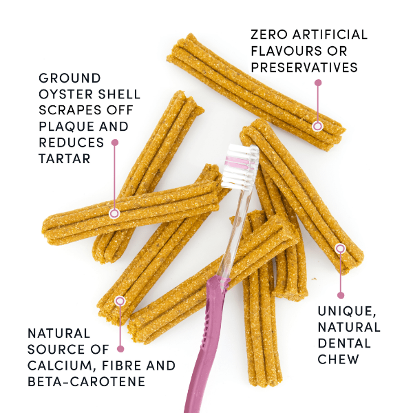 Crumps' Naturals Original Dental Sticks: Plaque and Tartar Busters for Dogs