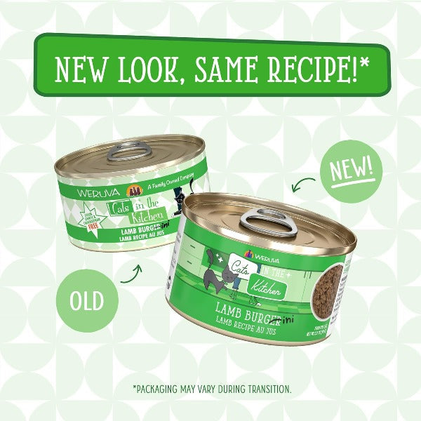Canned Cat Food - Cats in the Kitchen Lamb Burger-ini with Added Fish Oil