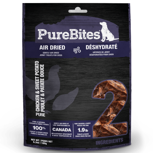 PureBites Premium Chicken and Sweet Potato Jerky Dog Treats