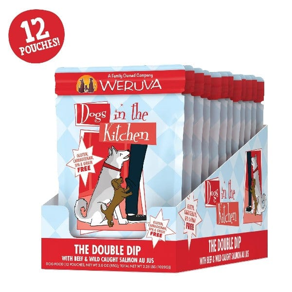 Double Dip Pouch Dog Food by Dogs in the Kitchen - A Tasty Meal for Canine Companions