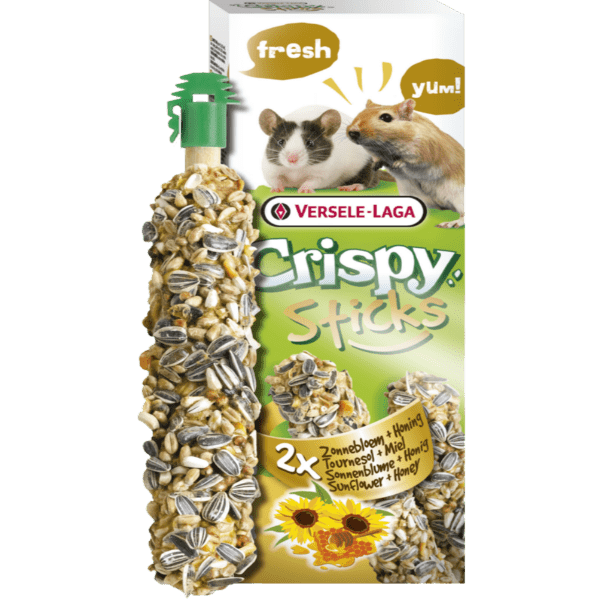 Versele-Laga Sunflower & Honey Flavored Crispy Baked Sticks for Gerbils and Mice