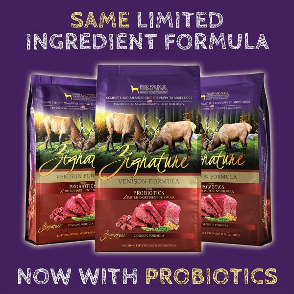 Zignature Dry Dog Food - Limited Ingredient Venison Formula for All Breeds