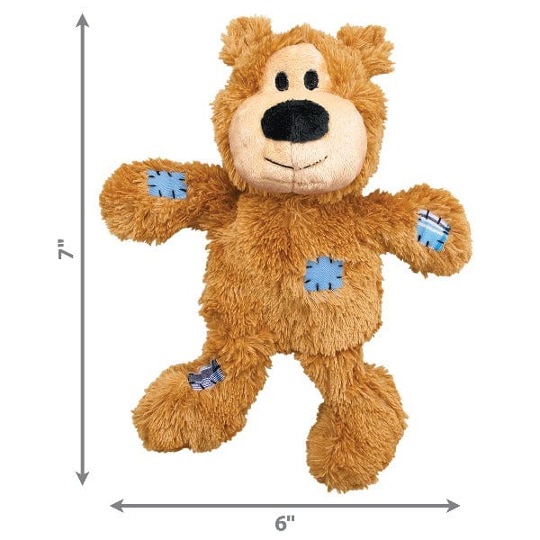 KONG Durable and Squeaky Wild Knots Bear Dog Toys