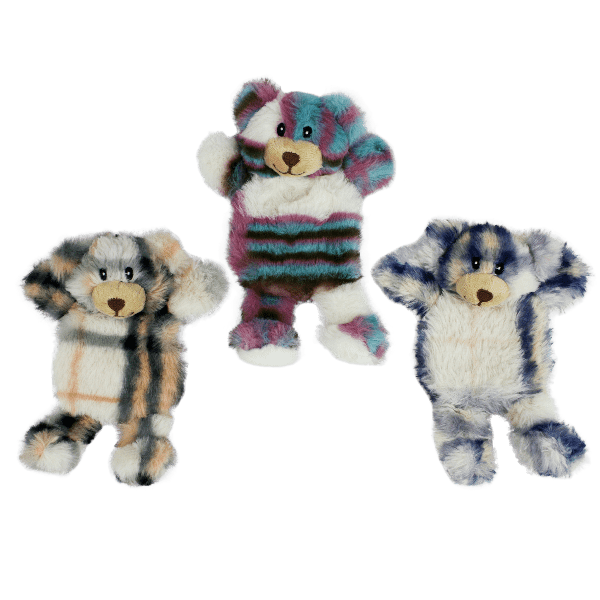 Multipet Minipet Soft and Squeaky Berman Bear Plush Toy for Small Dogs