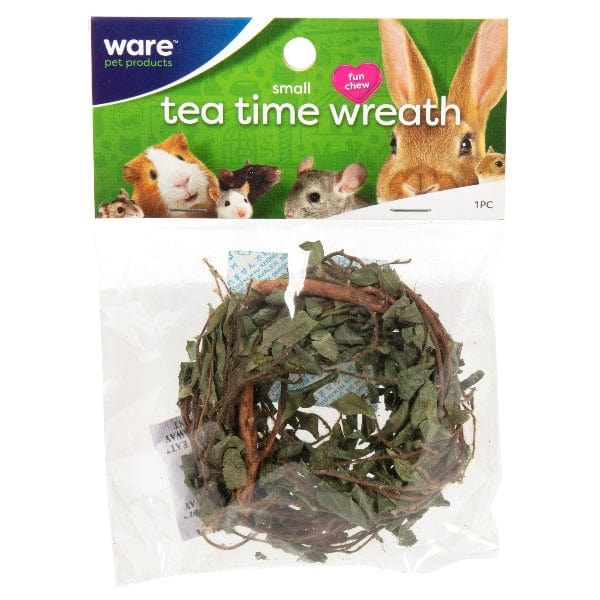 Small Pet Delight - Tea Time Wreath for Enjoyable Chewing