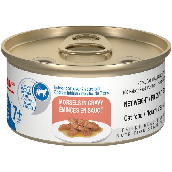 Royal Canin Indoor Cat Food for 7+ Years, 85g Canned Morsels in Gravy