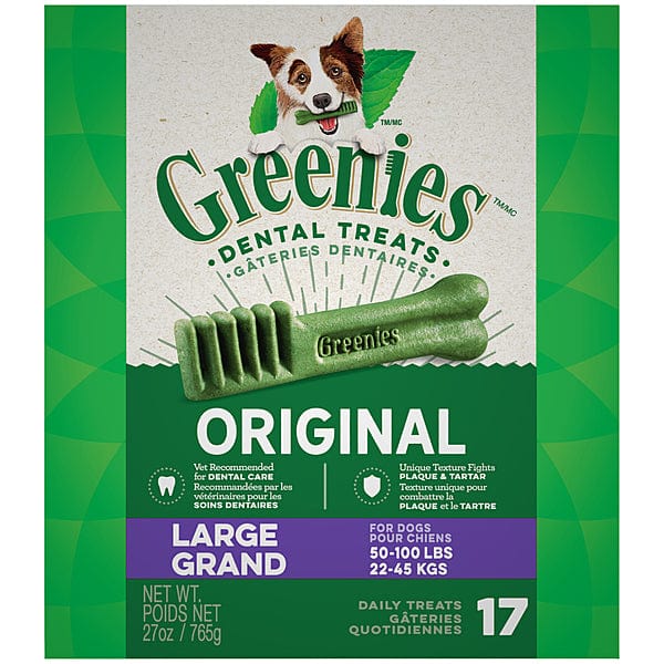 Greenies Large-Sized Original Dental Treats for Dogs