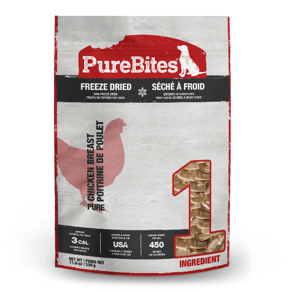 PureBites Premium Freeze - Dried American Chicken Breast Treats for Dogs