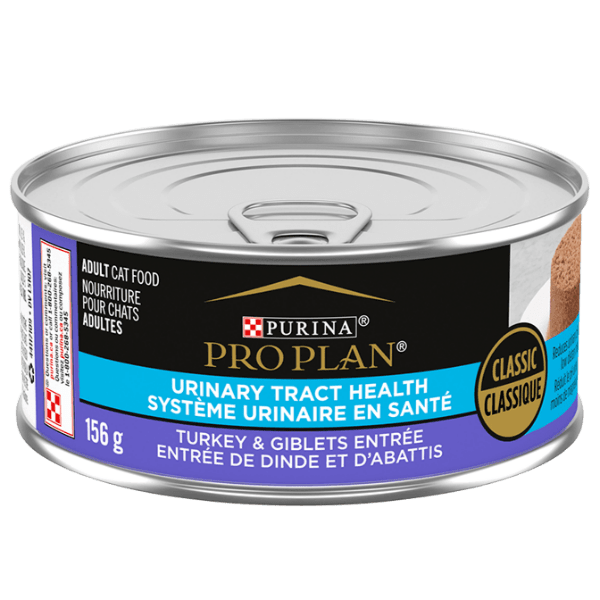 Purina Pro Plan Urinary Tract Health Canned Cat Food with Real Turkey & Giblets, 156g
