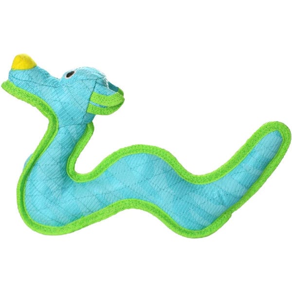Tuffy DuraForce Blue Dragon Durable and Interactive Plush Dog Toy for Medium to Large Dogs