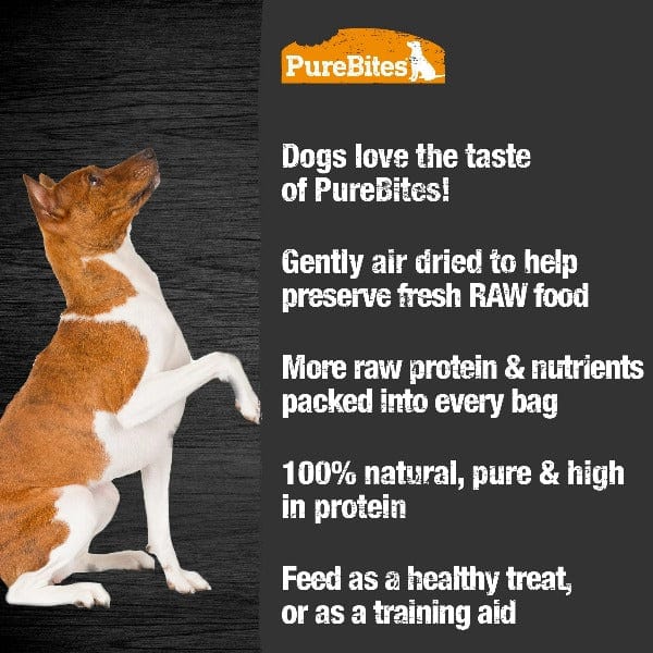 PureBites Premium Air - Dried Duck Jerky Treats for Dogs