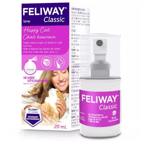 FELIWAY CLASSIC Cat Pheromone Spray for Calming and Behavior Control