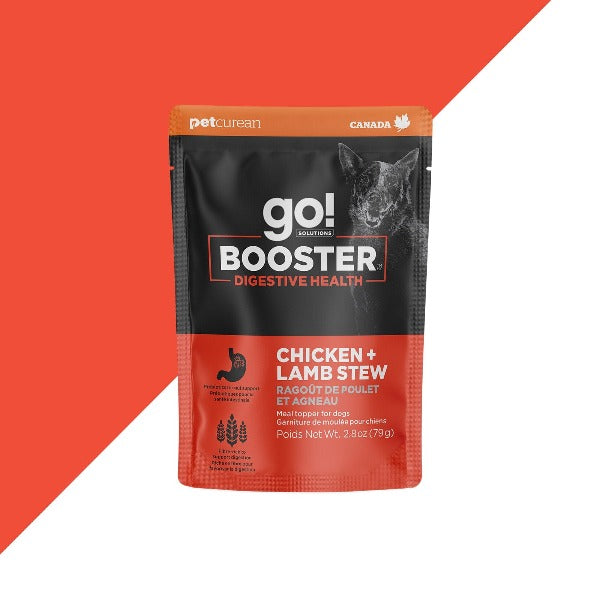 Go! Solutions Booster Digestive Health Chicken and Lamb Stew - Premium Dog Food Topper for Optimal Canine Wellness