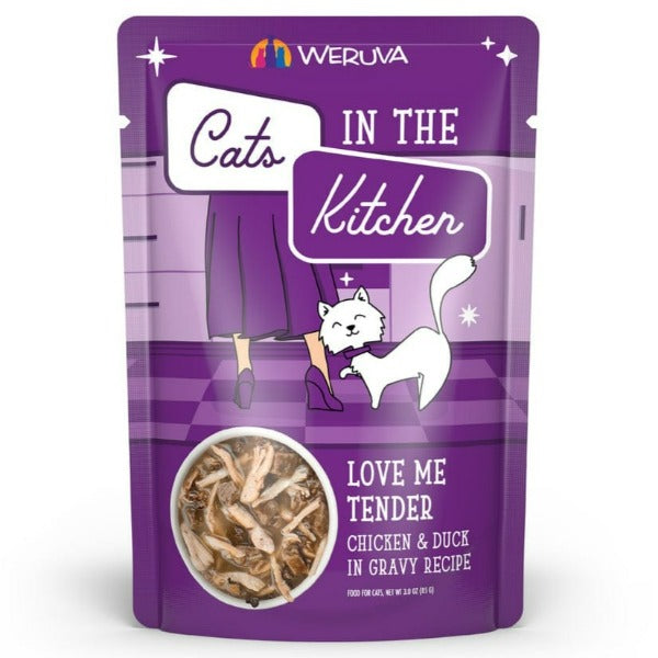 Love Me Tender Pouch Cat Food with Kitchen - Inspired Delights