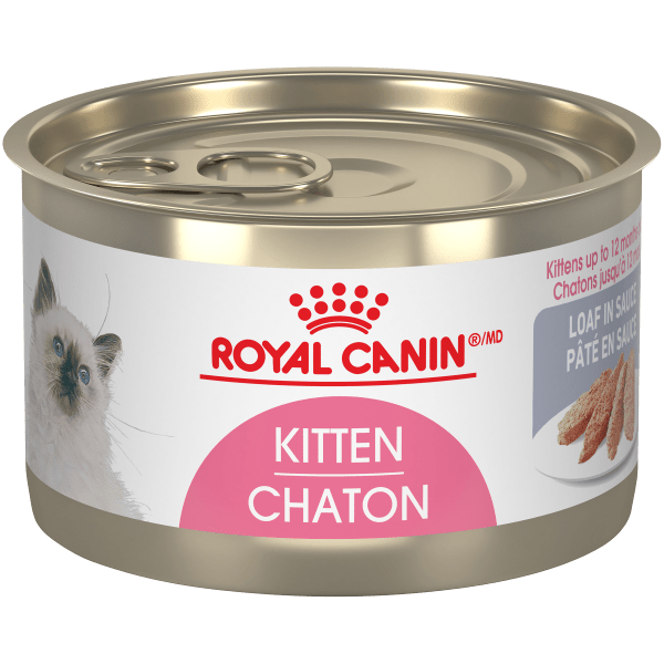 Royal Canin Sauce - Topped Kitten Loaf Canned Cat Food for 4 - 12 Months Old