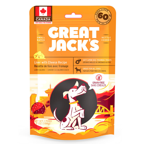 Great Jack's Premium Dog Training Treats: Delectable Liver with Cheese Recipe