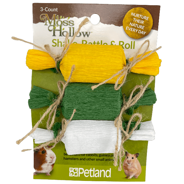 Safe and Fun Moss Hollow Shake, Rattle & Roll for Small Pets