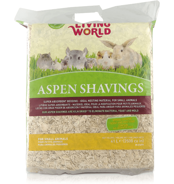 Living World High - Quality Aspen Shavings Bedding for Various Small Animals