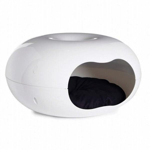 High - Quality Plastic Modern Donut - Shaped Cat and Small Dog Bed Cave
