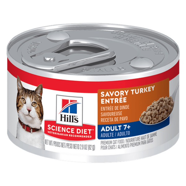 Science Diet Gourmet Turkey Entree Canned Cat Food for Adult Cats 7+
