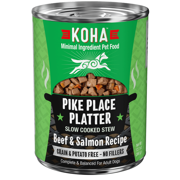 KOHA Premium Canned Dog Food - Pike Place Platter Slow - Cooked Stew