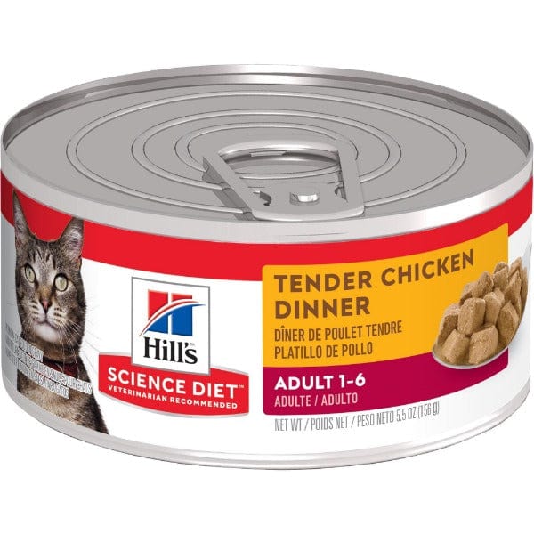 Hill's Science Diet Adult Canned Cat Food - 5.5oz Tender Chicken Dinner