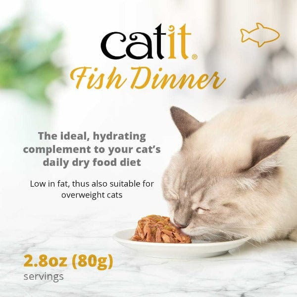 Catit Whitefish & Pumpkin Wet Cat Food - Fish Dinner for Your Feline