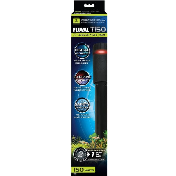 Fluval T Series Electronic Submersible Aquarium Heaters with Multiple Safety Features