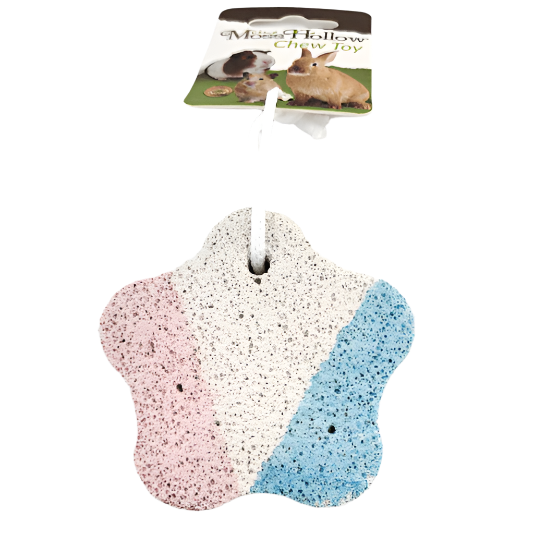 Moss Hollow Lava Stone Teething Star Chew for Small Pets