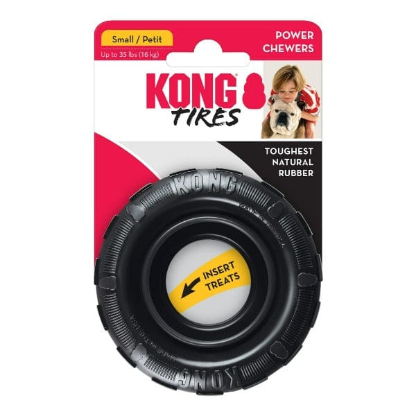 KONG Extreme Durable Rubber Tires Chew Toy for Dogs