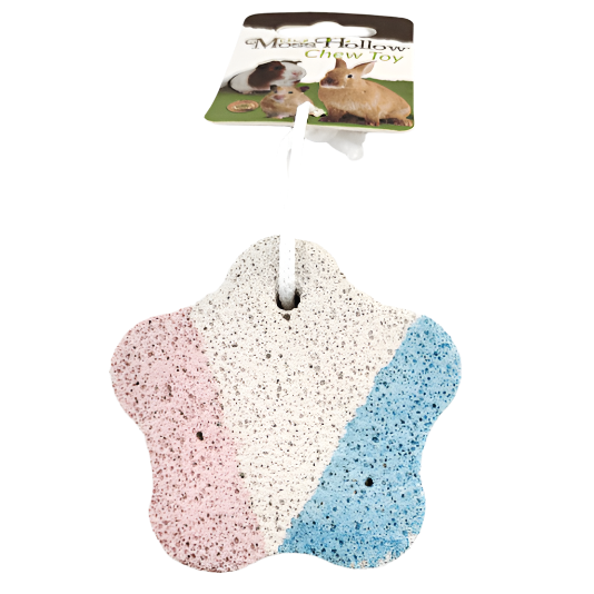Moss Hollow Lava Stone Teething Star Chew for Small Pets