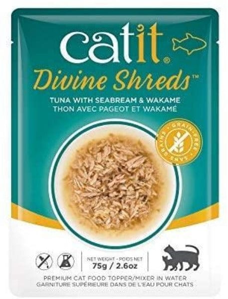 Catit Multipack Tuna Divine Shreds - Premium Cat Food Topper