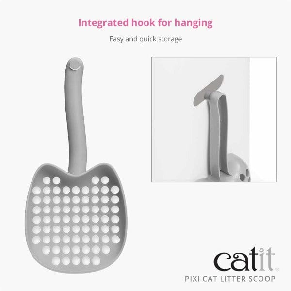 Catit PIXI Comfortable Cat Litter Scoop for Lightweight Natural Litters