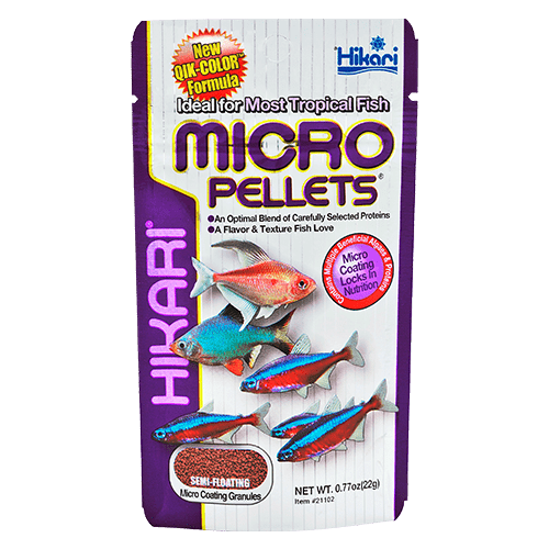 Hikari High - Quality Tropical Micro Pellets for Small - Mouth Fishes