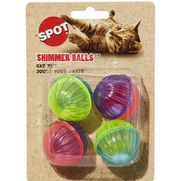 Colorful Shimmering Balls Cat Toy Set for Endless Feline Fun