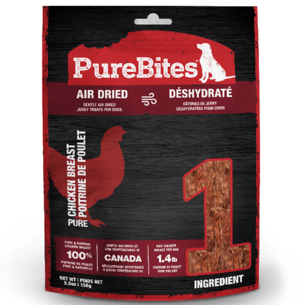 PureBites Premium Air - Dried Chicken Jerky Treats for Dogs