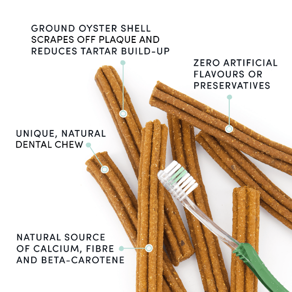 Crumps' Naturals Bacon Flavored Dog Dental Sticks - Plaque and Tartar Busters