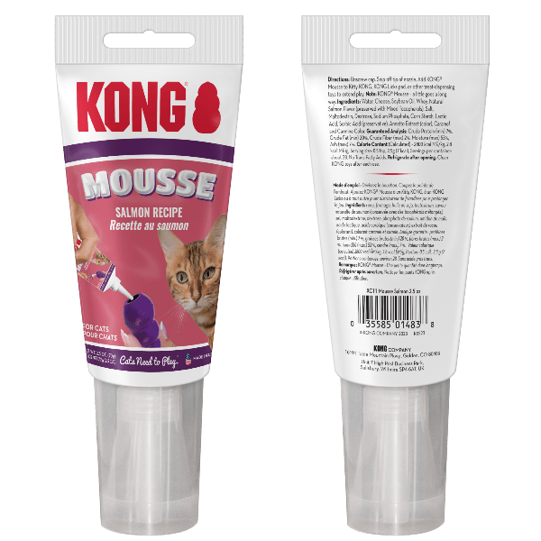 KONG Delicious Mousse Salmon Treat for Feline Companions