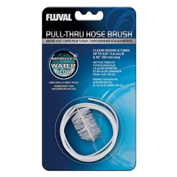 Fluval High - Efficiency Pull - Through Hose Cleaning Brush for Aquarium Filter Systems