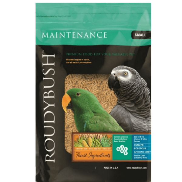 Roudybush Premium Bird Maintenance Food with Various Pellet Sizes