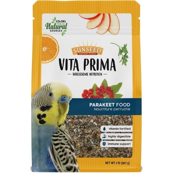 Sunseed Vita Prima Premium Parakeet Diet with Nutrient - rich Blend